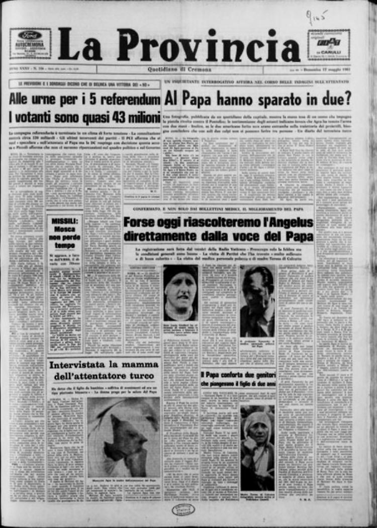 * AlPapa hanno sparato in due? - * Intervistata la mamma dell'attentatore turco