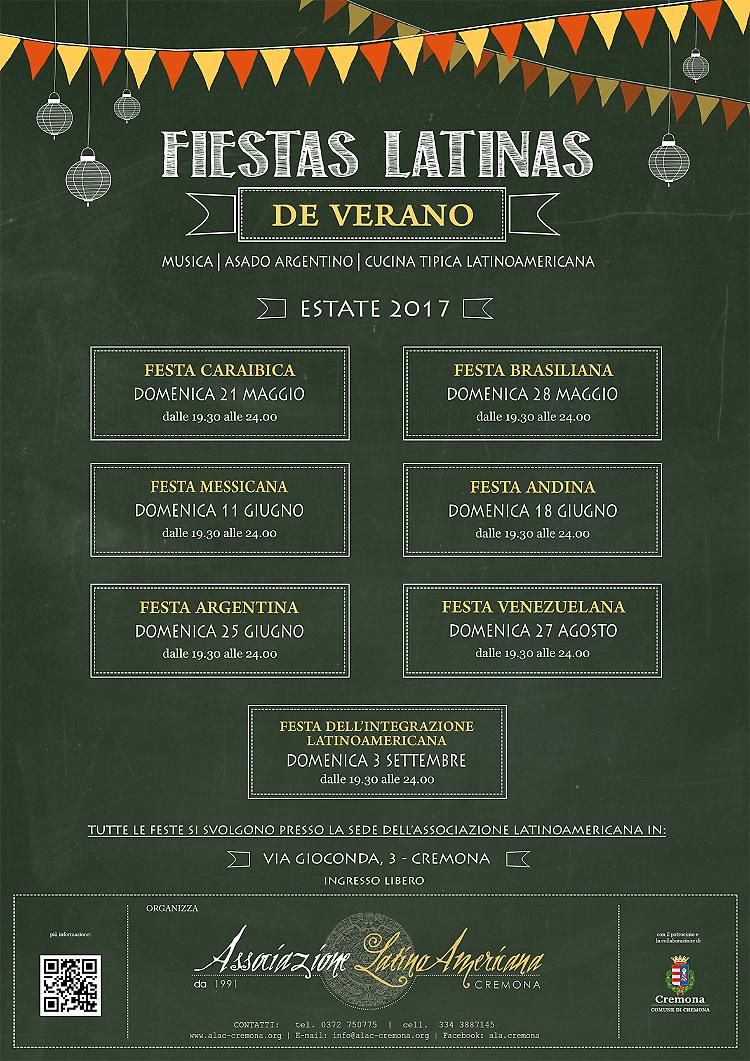"Las Fiestas Latinas de Varano" anche a Cremona