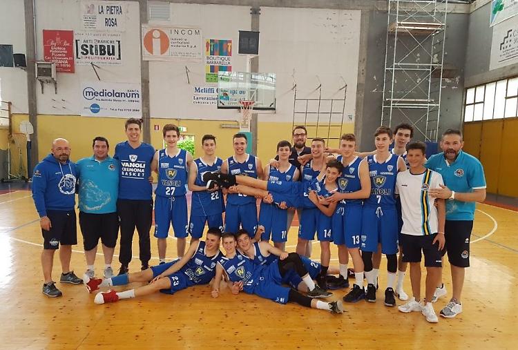 Vanoli, Under 16 alle finali nazionali: risultato storico