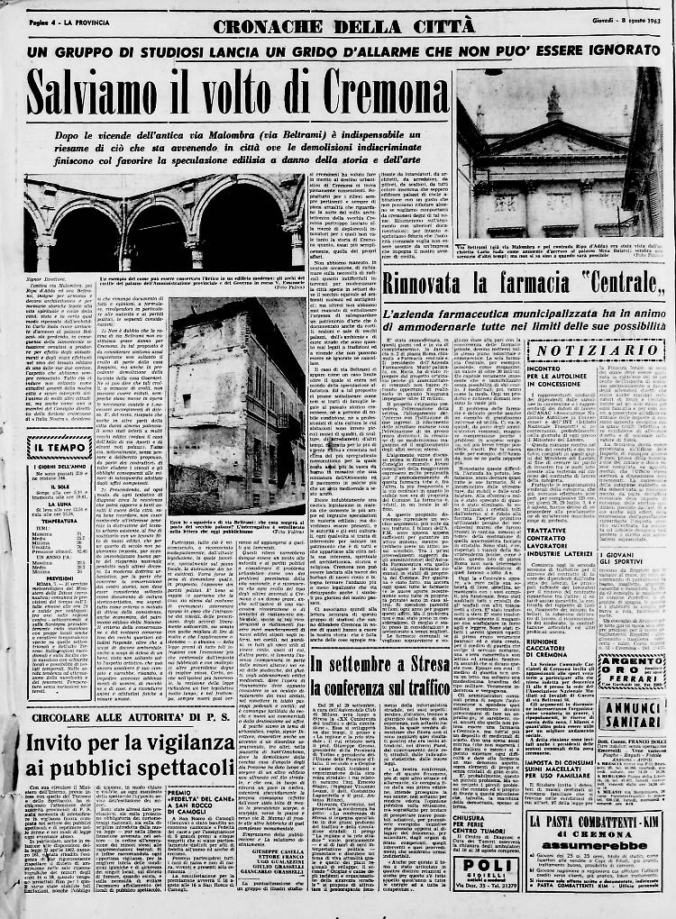 Salviamo il volto di Cremona