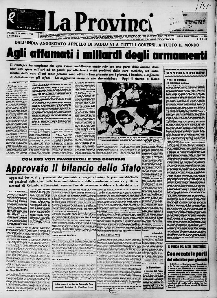 Agli affamati i miliardi degli armamenti
