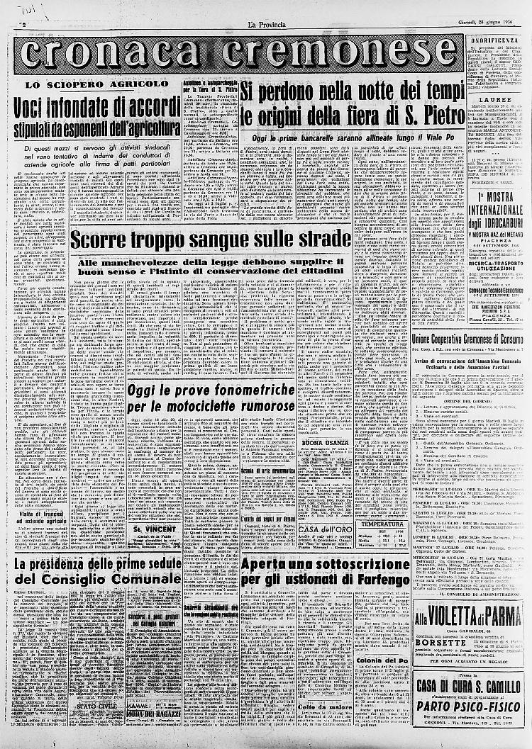 Si perdono nella notte dei tempi le origini della fiera di S. Pietro