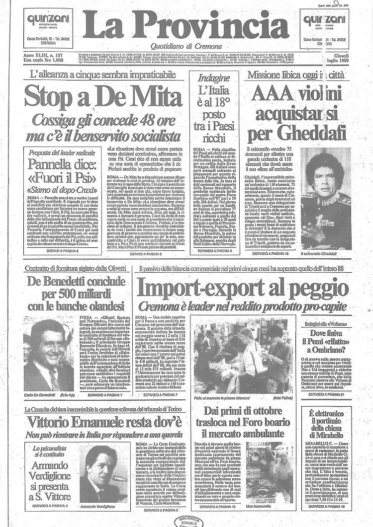 AAA violini acquistansi per Gheddafi - San Sigismondo diventa set di un film con troupe inglese