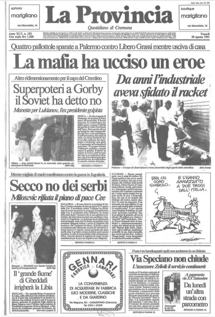 Libero Grassi. La mafia ha ucciso un eroe 