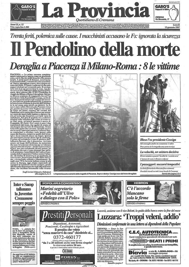 Il Pendolino della morte