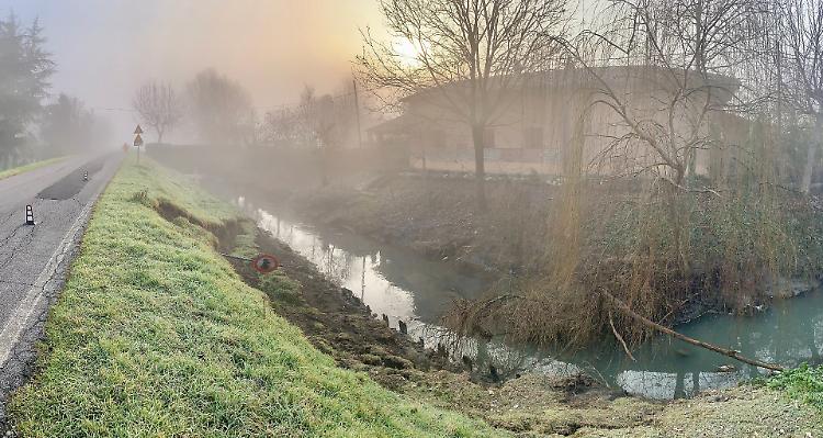 Crolla l&rsquo;argine Pavesa Piombina: 'Fondi urgenti per rifarlo'