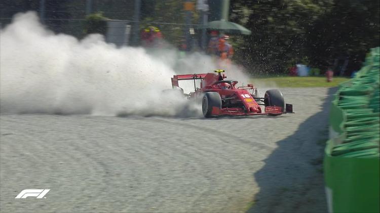  F1, Monza: incidente per Leclerc, pilota illeso