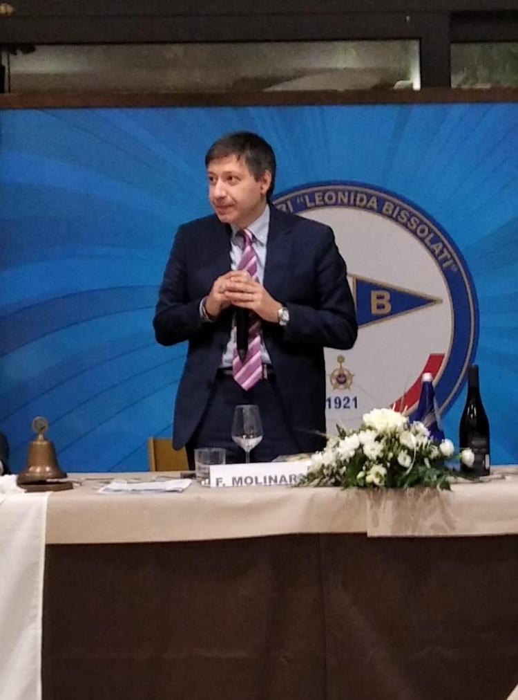 Il provveditore Molinari ospite del Panathlon: «Ripartiamo dallo sport»