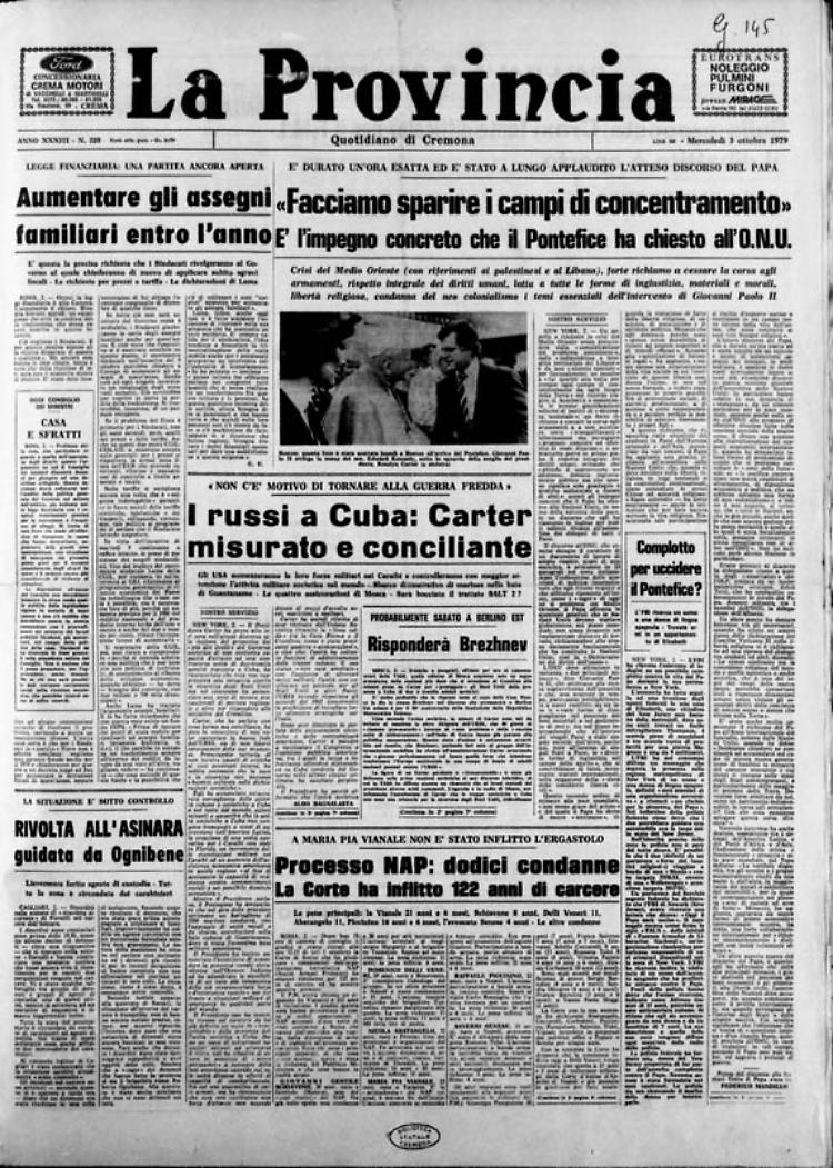 «Facciamo sparire i campi di concentramento»
