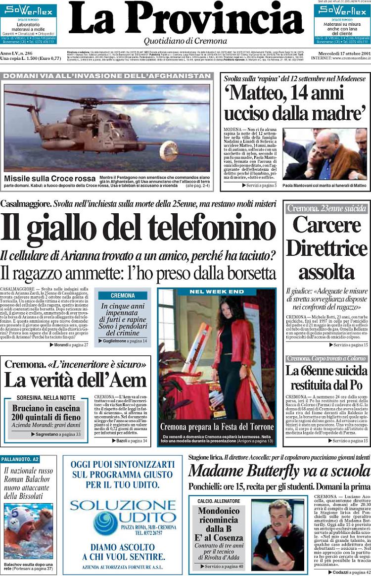 Kabul: per errore a fuoco deposito della Croce rossa