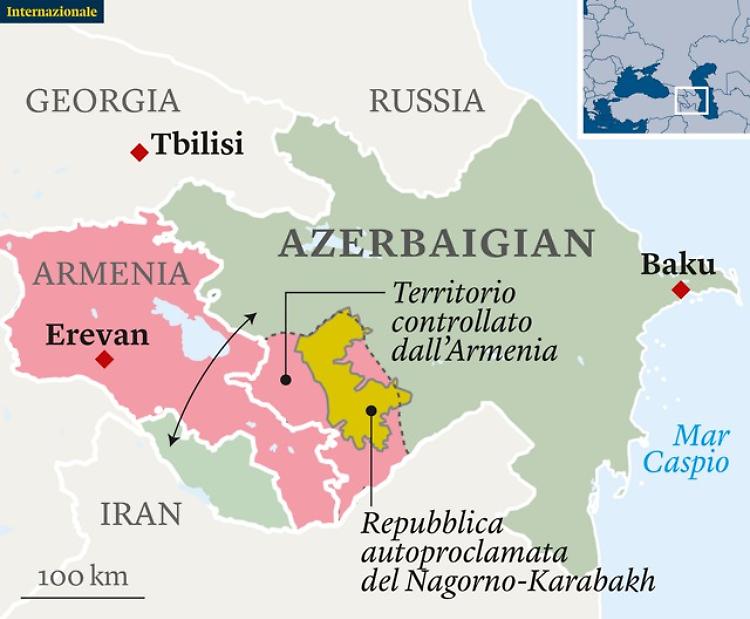 Putin schiera peacekeeper nel Karabakh 