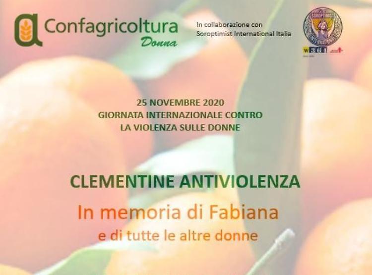 Confagricoltura Donna: 25 novembre, clementine per sostenere centri antiviolenza