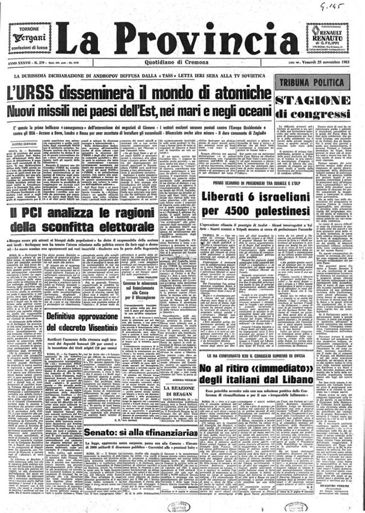 L'URSS disseminerà il mondo di atomiche