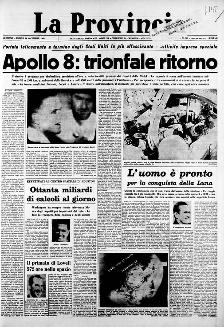 Apollo 8: trionfale ritorno 
