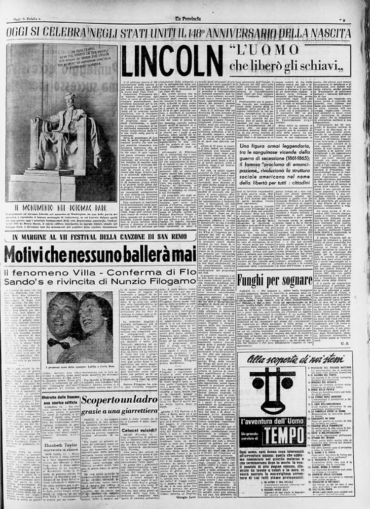 12 febbraio 1809: nasceva Lincoln, l’uomo che liberò gli schiavi
