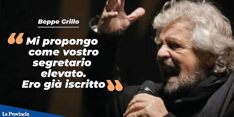 Grillo: "Mi propongo segretario del Pd"