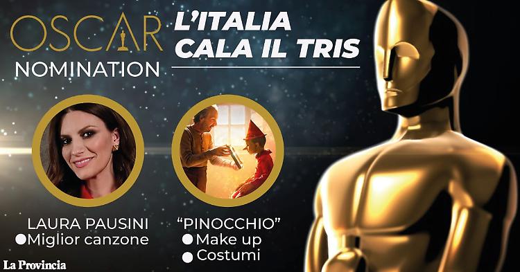 Italia corre agli Oscar con Pausini e Pinocchio