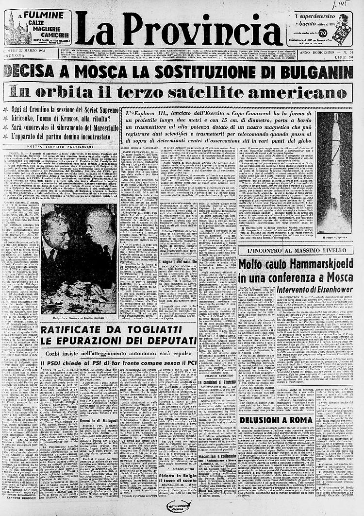 In orbita il terzo satellite americano