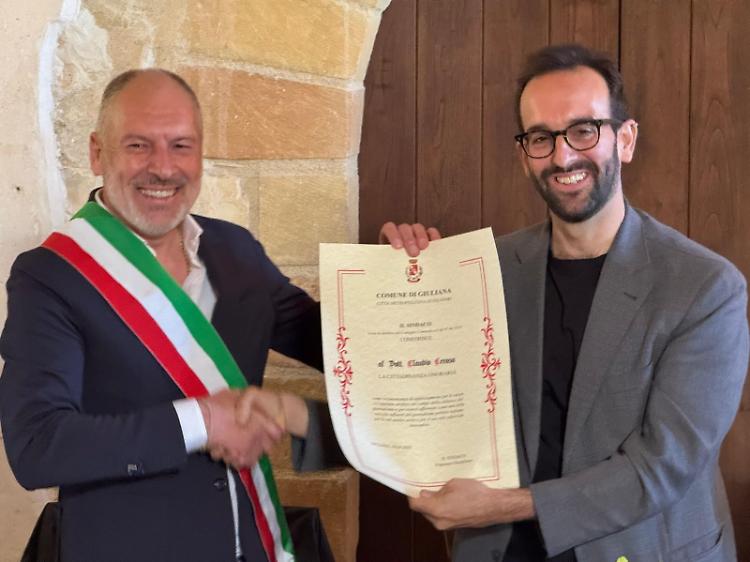 A Claudio Cerasa la cittadinanza onoraria del comune di Giuliana