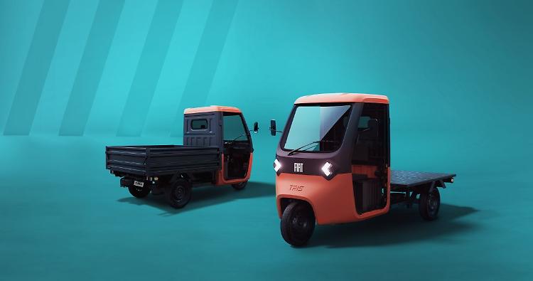 Fiat Professional lancia Tris, il primo veicolo elettrico a 3 ruote