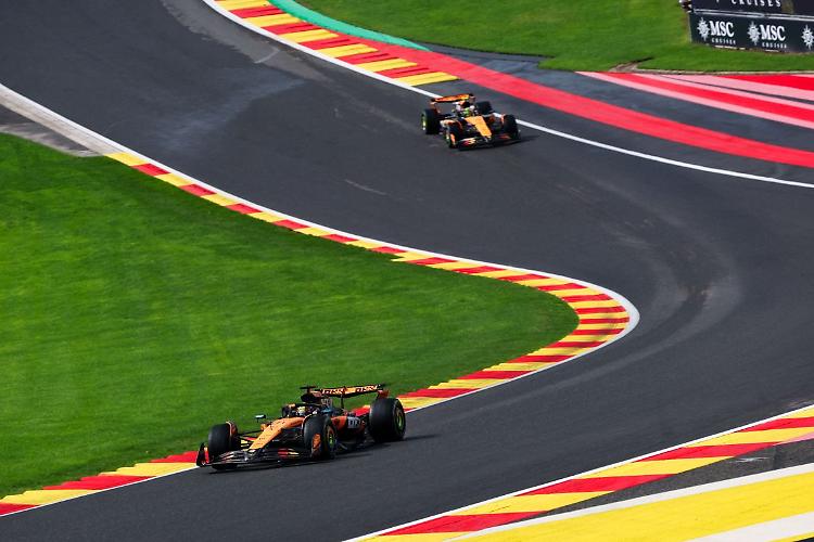 Piastri vince davanti a Norris in Belgio, Leclerc sul podio