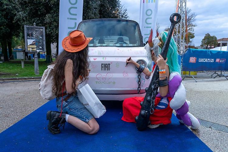 Fiat Topolino e Grande Panda al Lucca Comics & Games 2025 insieme a RDS