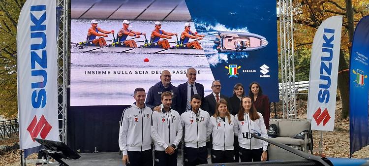 Innovazione e spirito di squadra, accordo tra Suzuki e Federcanottaggio