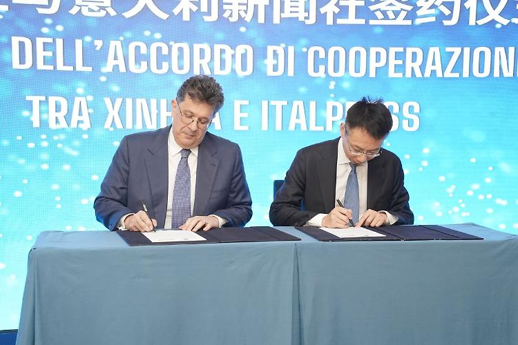 A Roma forum Cina-Italia dei media, siglato accordo cooperazione Xinhua-Italpress