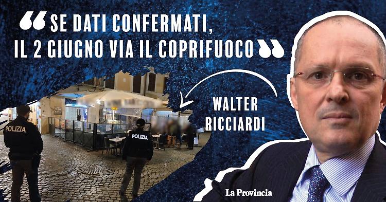 Ricciardi, stop coprifuoco con dati attuali altrimenti cauti