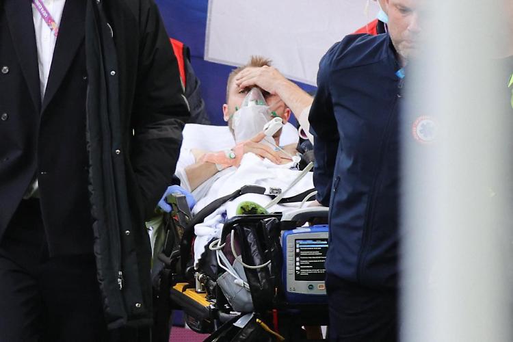 Eriksen collassa in campo, il mondo del calcio sotto shock