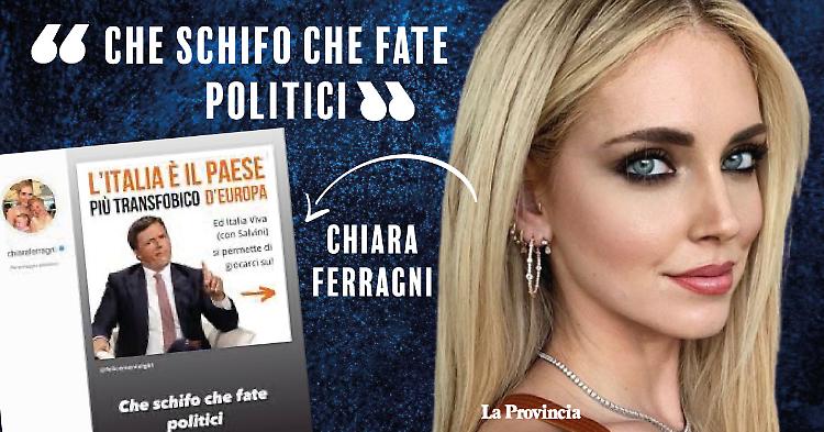 Ddl Zan, Chiara  Ferragni: i politici fanno schifo