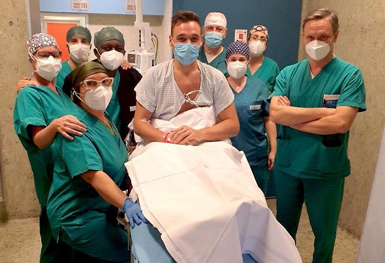 Canepa, pilota e campione, operato all'Oglio Po