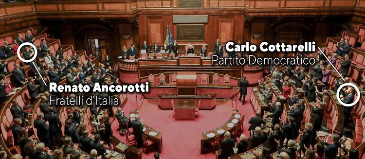 Cottarelli e Ancorotti, debutto a Palazzo Madama