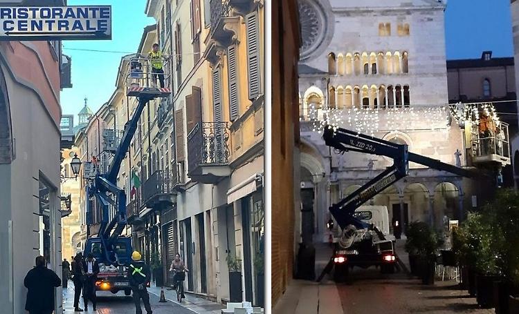 Verso le festivita 2022, e in città arrivano le prime luminarie