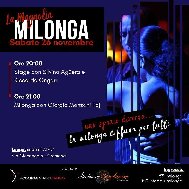 Serata Tango: Milonga diffusa per tutti e stage