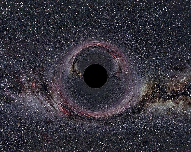 Scoperto uno dei più antichi buchi neri in una super galassia