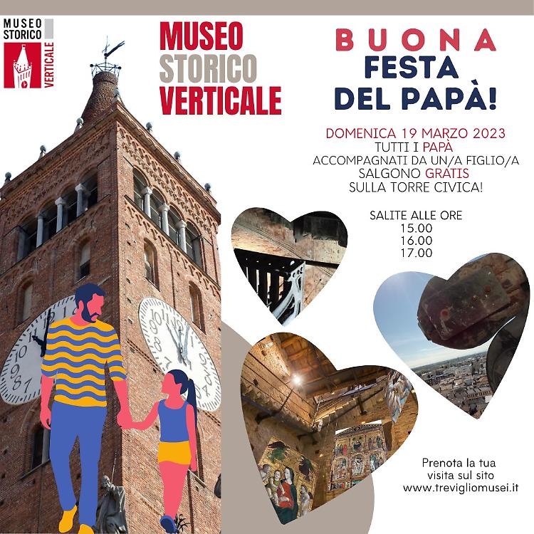Festeggia la festa del papà sulla torre civica