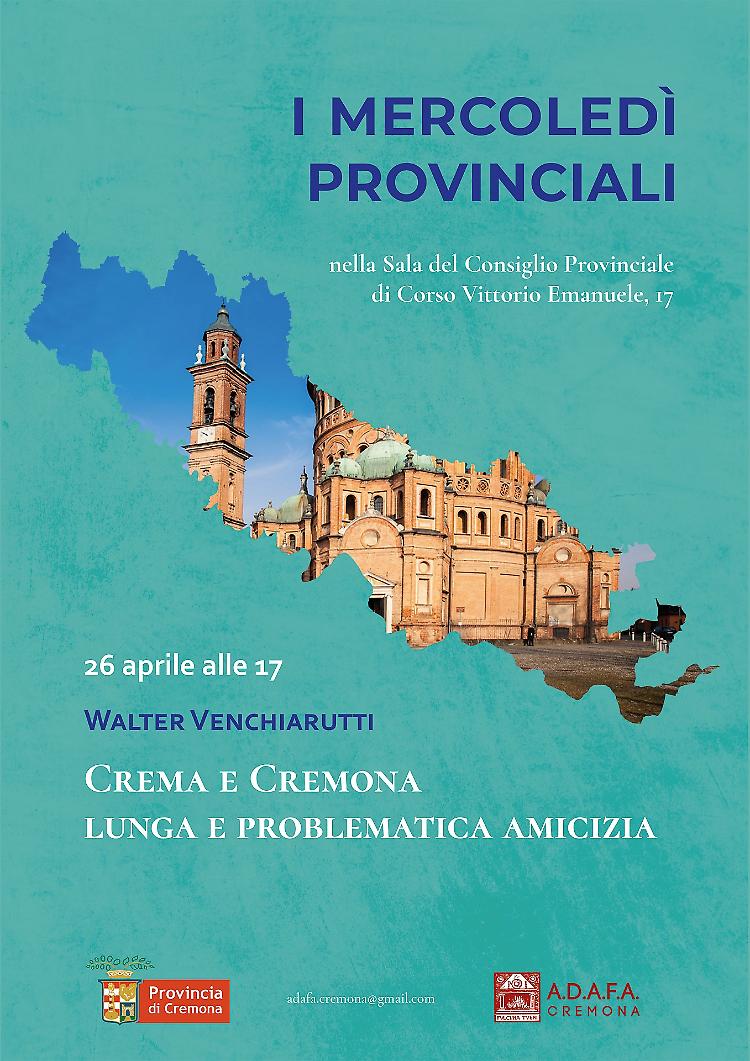 Incontro: "Crema e Cremona, lunga e problematica amicizia"
