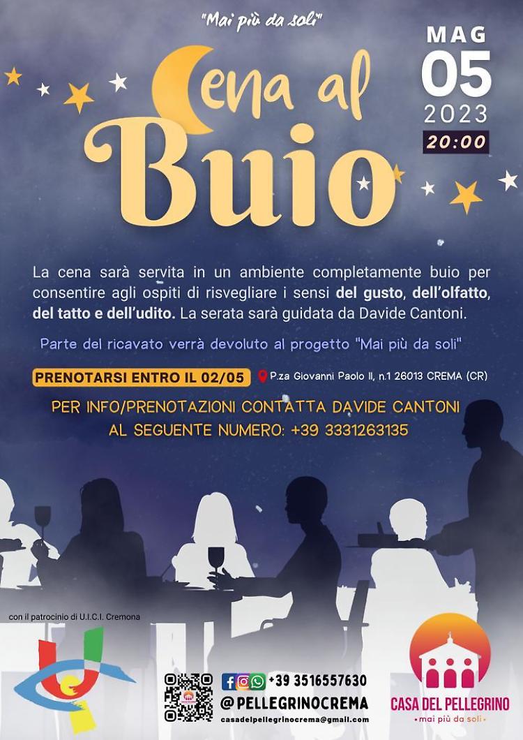 Cena al buoio presso la Casa del Pellegrino