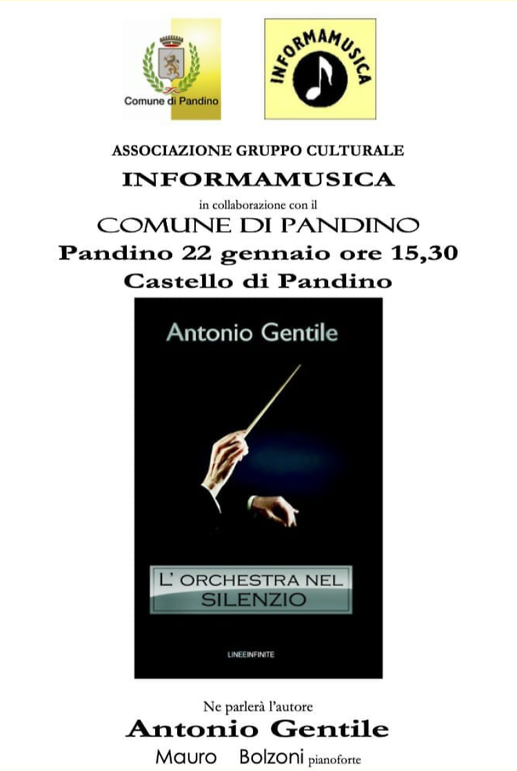 Presentazione del romanzo "L'Orchestra nel Silenzio" di Antonio Gentile