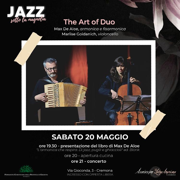 Max De Aloe: presentazione libro e concerto con Marlise Goidanich