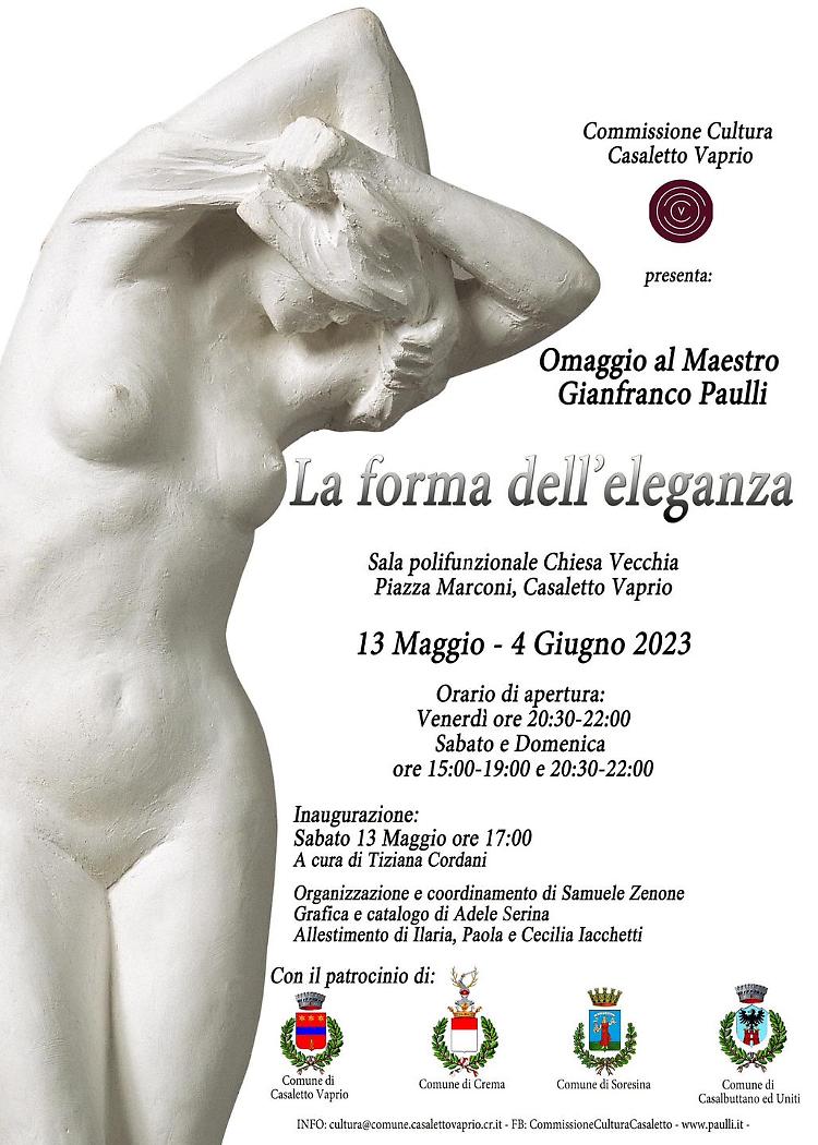 La forma dell'eleganza, omaggio al M° Gianfranco Paulli