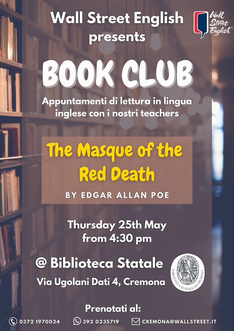 Prende il via il nuovo Book Club, il gruppo di lettura in lingua inglese, organizzato con "Wall Street English"