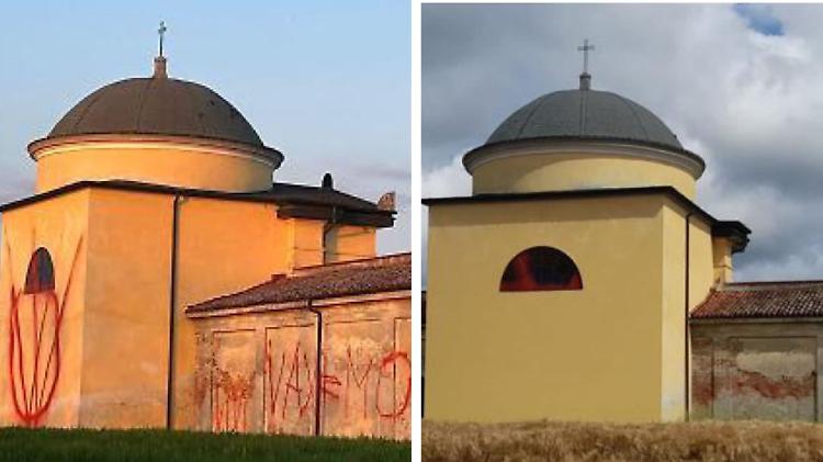 Cimitero: cancellate le scritte no vax, è ancora caccia ai vandali