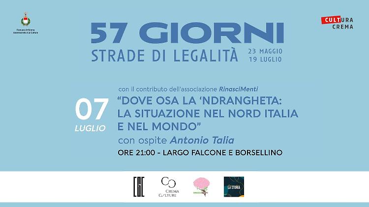  Antonio Talia tiene l'incontro: "Dove osa la 'ndrangheta: la situazione nel nord Italia e nel mondo" 