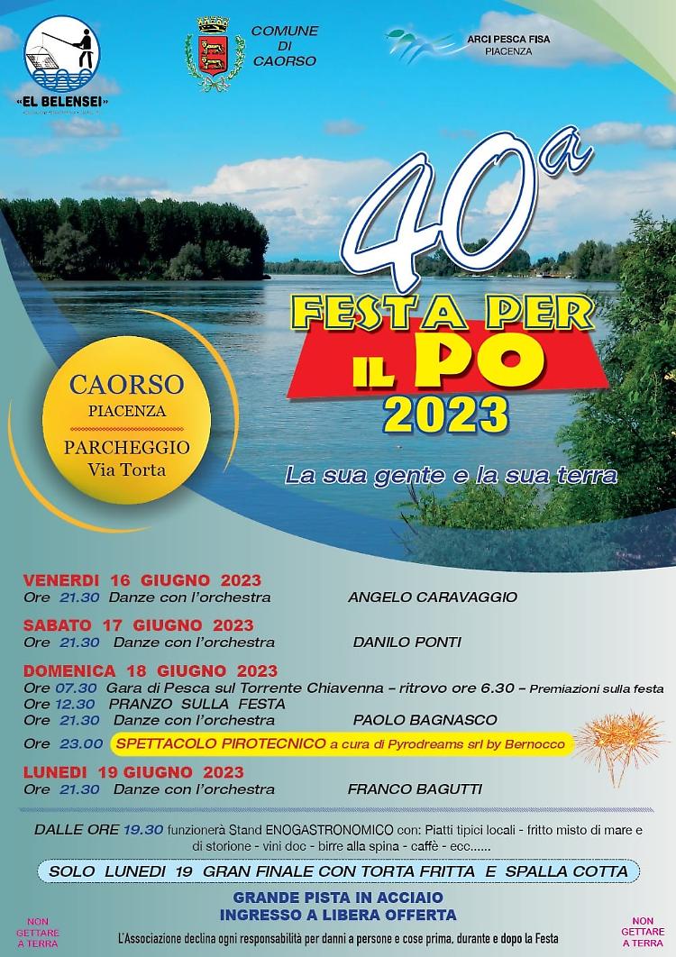 Torna la "Festa per il Po: la sua gente e la sua terra"