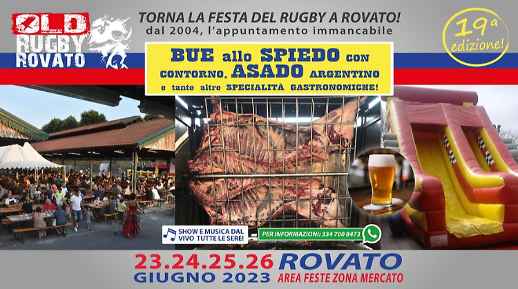 19a festa del rugby a Rovato