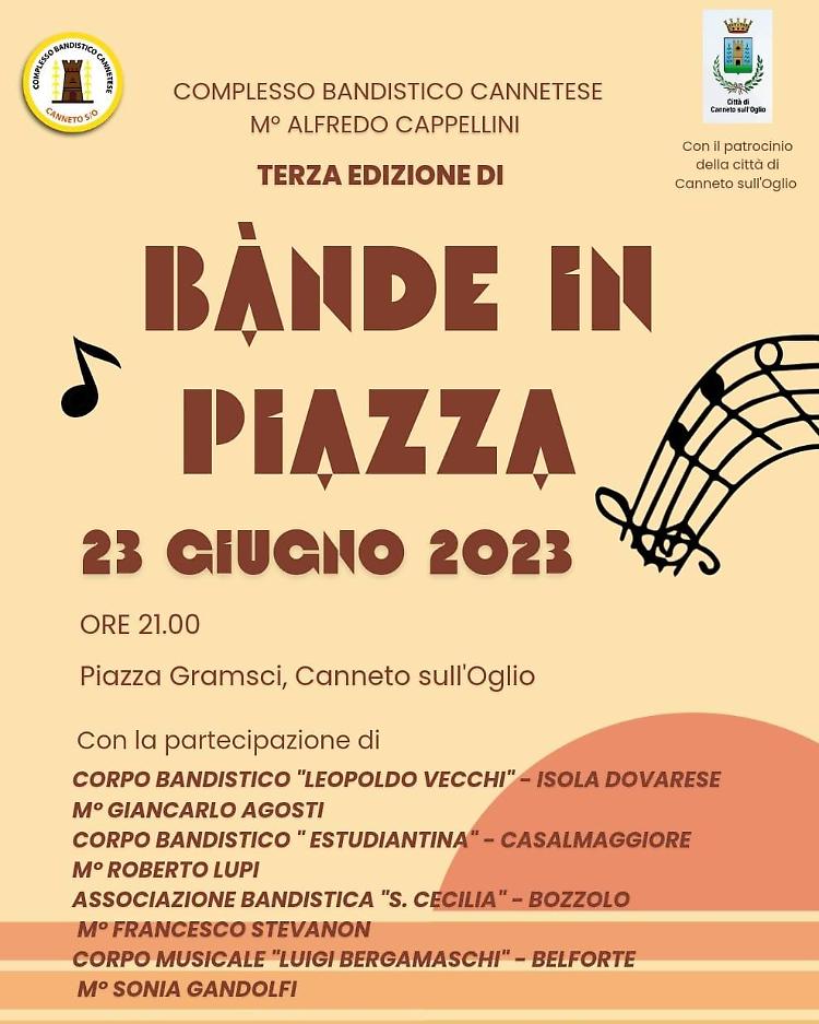 Terza edizione di bande in piazza