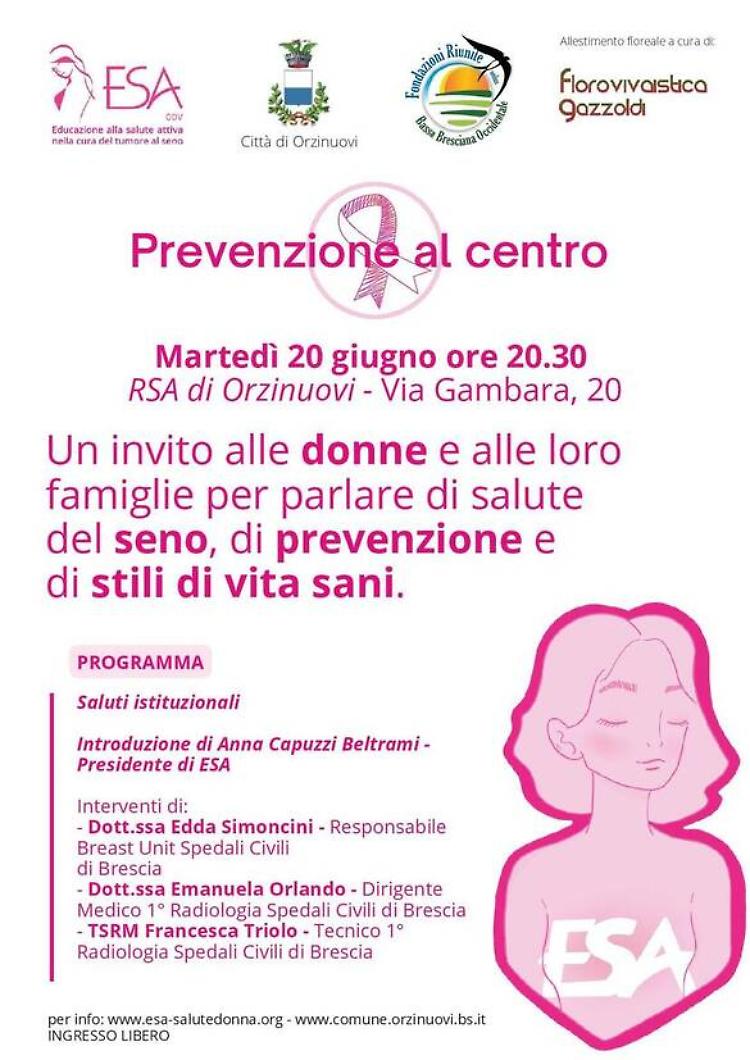 Prevenzione al centro 