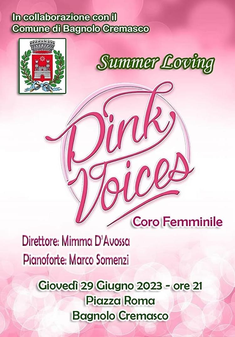 Concerto del gruppo femminile Pink Voices